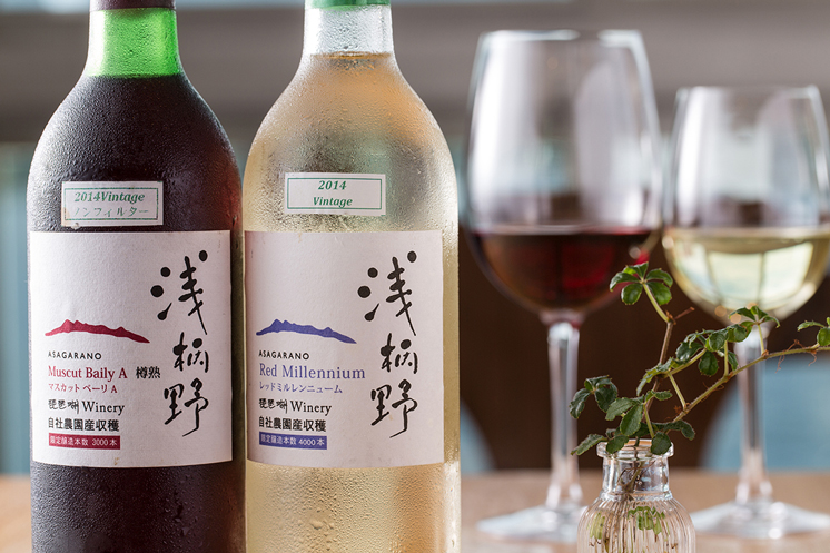 琵琶湖ワイナリー赤・白ワイン